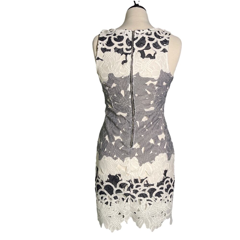 Romeo and Juliet Couture Dress Size Small Black and White Cut-Outs Lined - Picture 5 of 6